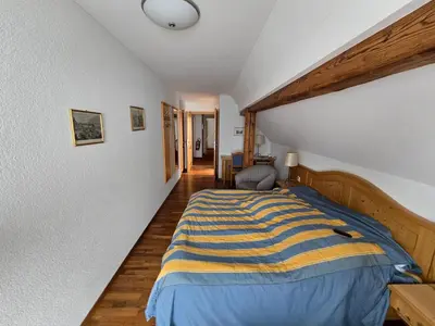 a bedroom with a bed in a room at Haus Engel Gams in Gams