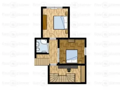 a rendering of a floor plan of aominium at Apartment Breiten by Interhome in Brunnadern