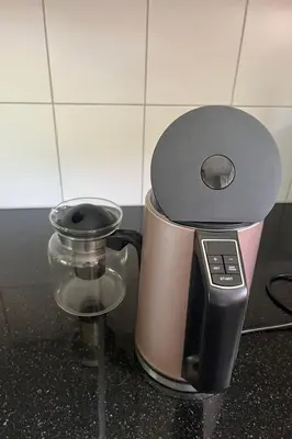 a coffee maker sitting on top of a counter at Apartment Panoramablick by Interhome in Nesslau