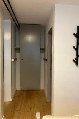 an empty room with a door and a hallway at Apartment Modern kompakt Speer by Interhome in Alt Sankt Johann