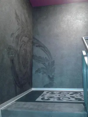 a room with a wall with a painting on it at Hotel Swiss Bellevue in Kreuzlingen