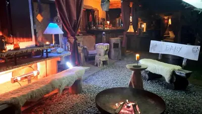 a living room with a couch and a table at toDelete in Nesslau