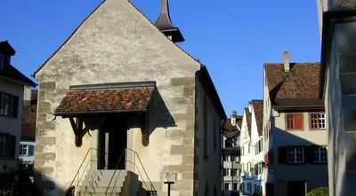 a building with a roof on the side of it at Hotel Le Lion - Self Check-in in Bischofszell