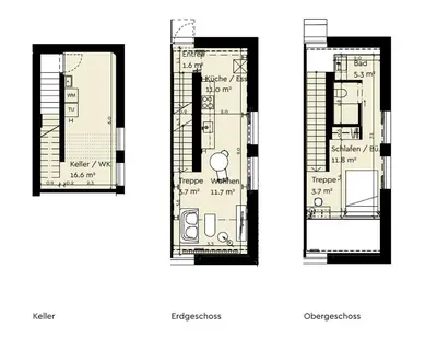 a floor plan of a house at Uze Apartments in Uzwil SG in Uzwil